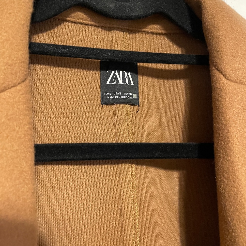 Zara Women's Tan Coat - Picture 2 of 3